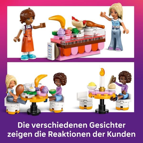 Produktbild: LEGO Friends Restaurant und Kochschule, Geschenkidee für Mädchen 42655