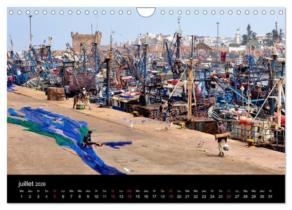Produktbild: Essaouira Maroc (Calendrier mural 2026 DIN A4 vertical), CALVENDO calendrier mensuel