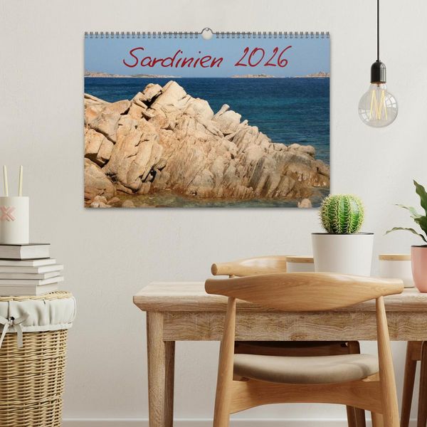 Produktbild: Sardinien 2026 (Wandkalender 2026 DIN A3 quer), CALVENDO Monatskalender