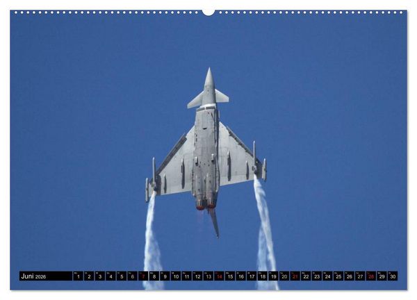Produktbild: Augenblicke in der Luft: Eurofighter Typhoon (hochwertiger Premium Wandkalender 2026 DIN A2 quer), Kunstdruck in Hochglanz