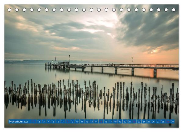 Produktbild: Drei L&auml;nder ein See - Bodensee (Tischkalender 2026 DIN A5 quer), CALVENDO Monatskalender