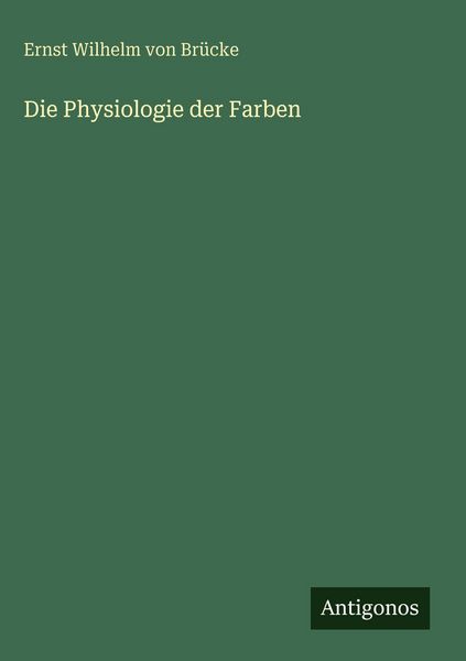 Produktbild: Die Physiologie der Farben