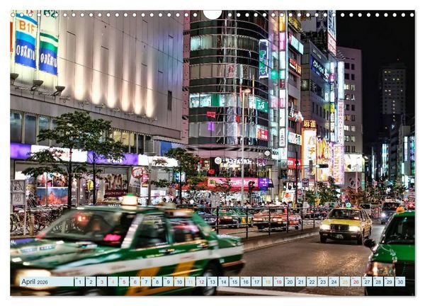 Produktbild: Tokio - Hightech und Menschenmassen (Wandkalender 2026 DIN A3 quer), CALVENDO Monatskalender