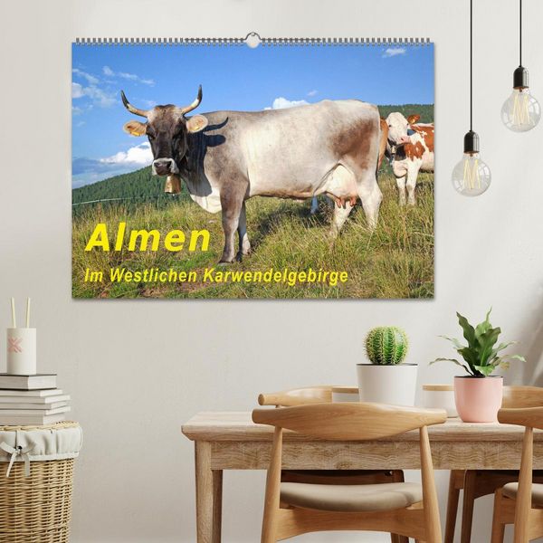 Produktbild: Almen im Westlichen Karwendelgebirge (Wandkalender 2026 DIN A2 quer), CALVENDO Monatskalender