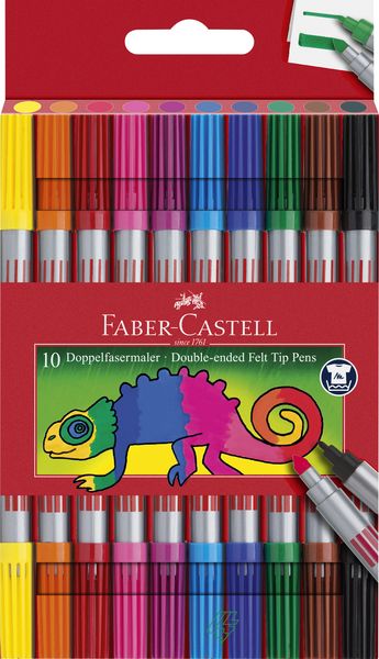 Produktbild: Faber-Castell Doppelfasermaler, 10er Set