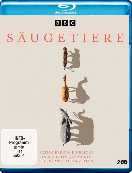 Produktbild: S&auml;ugetiere - Faszinierende Einblicke von und mit Sir David Attenborough [2 BRs]
