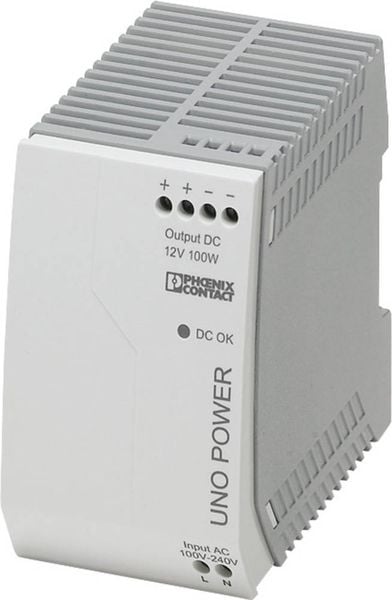 Phoenix Contact UNO-PS/1AC/12DC/100W Hutschienen-Netzteil (DIN-Rail) 12 V/DC 8.3 A 100 W Anzahl Ausgänge:1 x Inhalt 1 St