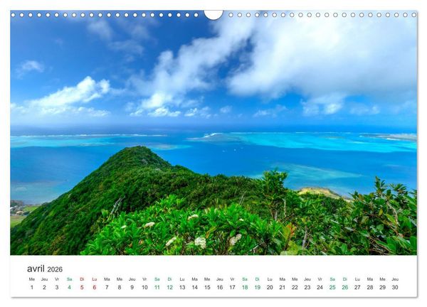 Produktbild: Magnifique &icirc;le Maurice (Calendrier mural 2026 DIN A3 vertical), CALVENDO calendrier mensuel