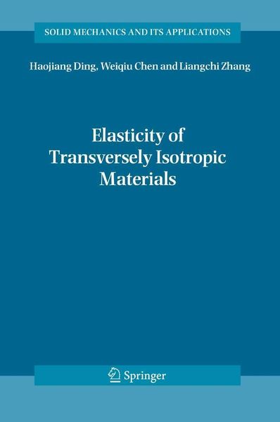 Produktbild: Elasticity of Transversely Isotropic Materials