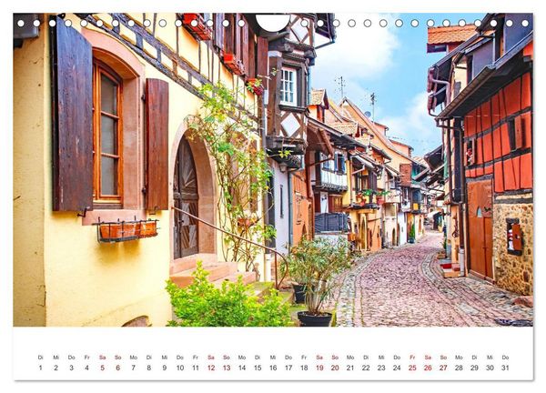 Produktbild: Eguisheim - M&auml;rchendorf im Elsass (Wandkalender 2026 DIN A4 quer), CALVENDO Monatskalender