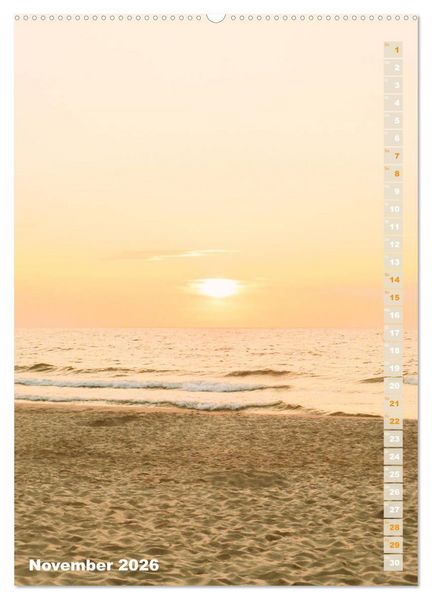 Produktbild: Kurische Nehrung &ndash; Am langen, weichen Ostsee-Strand (Wandkalender 2026 DIN A2 hoch), CALVENDO Monatskalender