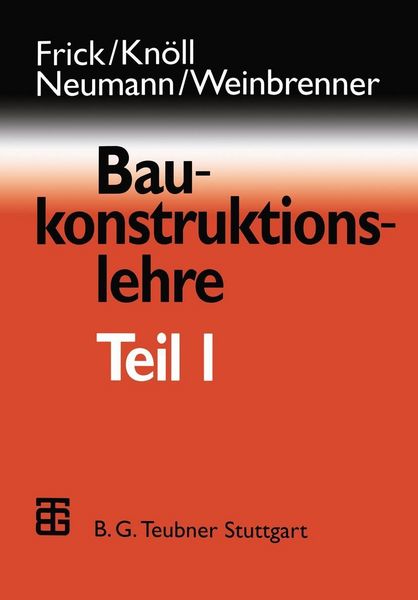 Produktbild: Baukonstruktionslehre