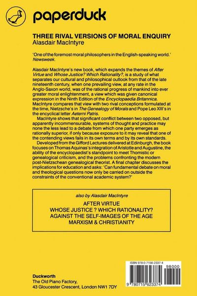 Produktbild: Three Rival Versions of Moral Enquiry