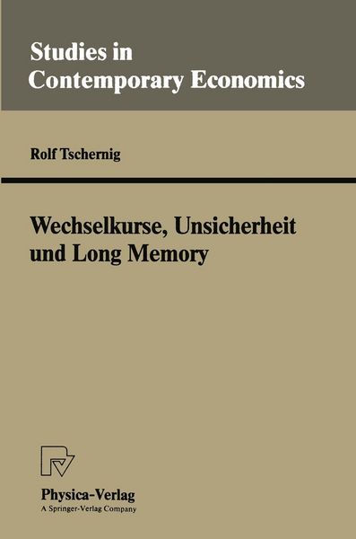 Produktbild: Wechselkurse, Unsicherheit und Long Memory