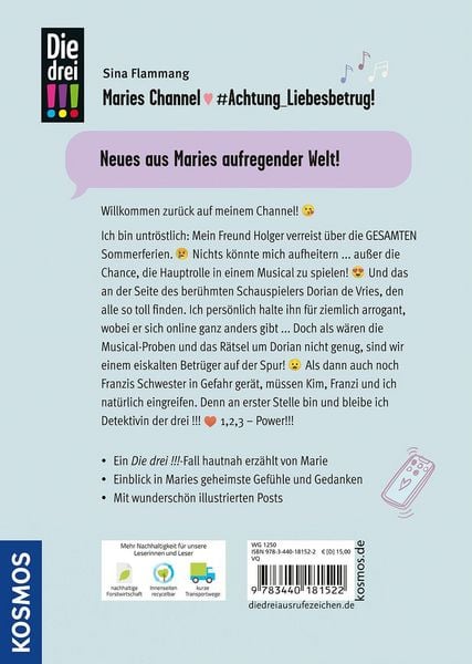 Produktbild: Die drei !!!, Maries Channel, #Achtung_Liebesbetrug!