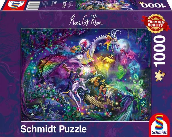 Schmidt Spiele - Rose Cat Khan - Sommernachtszirkus, 1000 Teile