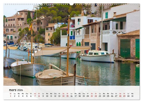 Produktbild: Majorque - Une &icirc;le &agrave; couper le souffle en M&eacute;diterran&eacute;e (Calendrier mural 2026 DIN A2 vertical) calendrier de bureau