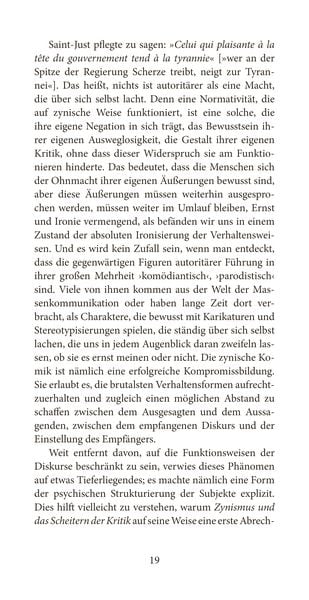 Produktbild: Zynismus und das Scheitern der Kritik