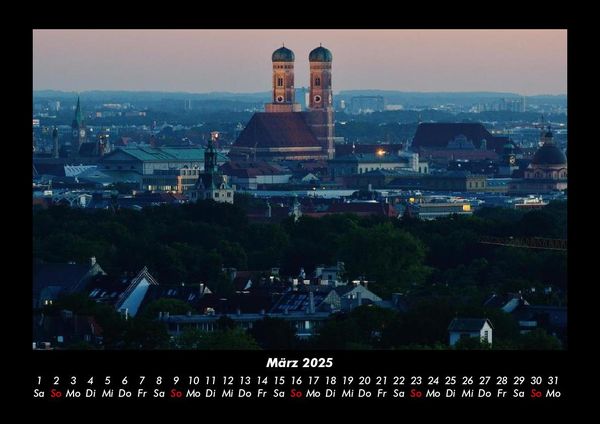 Produktbild: M&uuml;nchen 2025 Fotokalender DIN A3