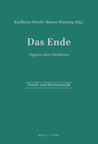 Produktbild: Das Ende. Figuren einer Denkform