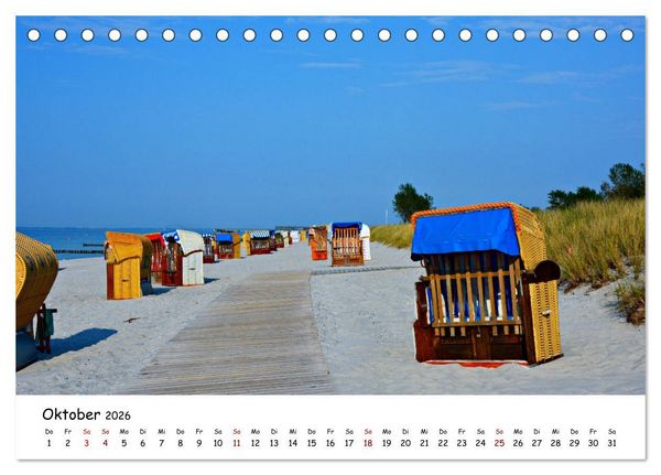 Produktbild: Heiligenhafenliebe (Tischkalender 2026 DIN A5 quer), CALVENDO Monatskalender