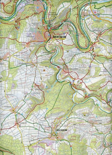 Produktbild: Freizeitkarte Unteres Taubertal