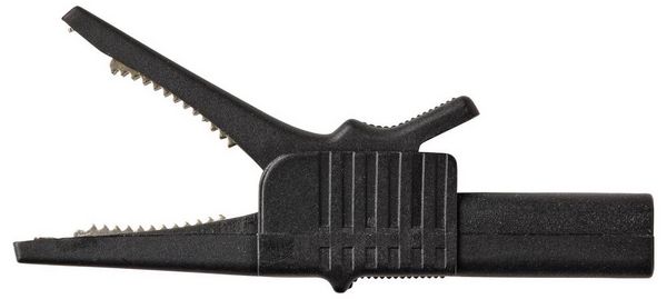 Produktbild: VOLTCRAFT MSK-125 Krokodilklemme kurz CAT II 300V 10A Schwarz