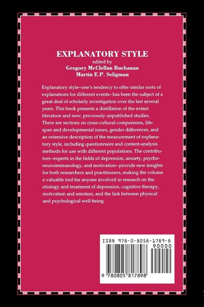 Produktbild: Explanatory Style