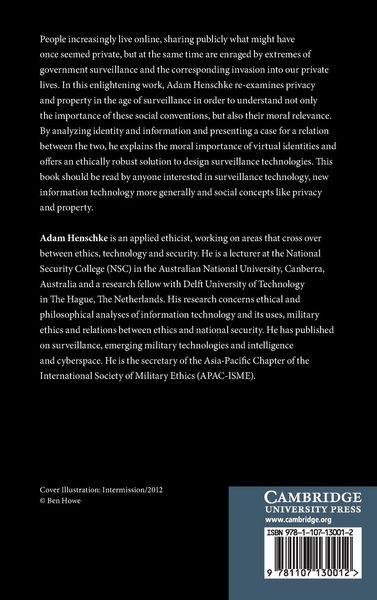 Produktbild: Ethics in an Age of Surveillance