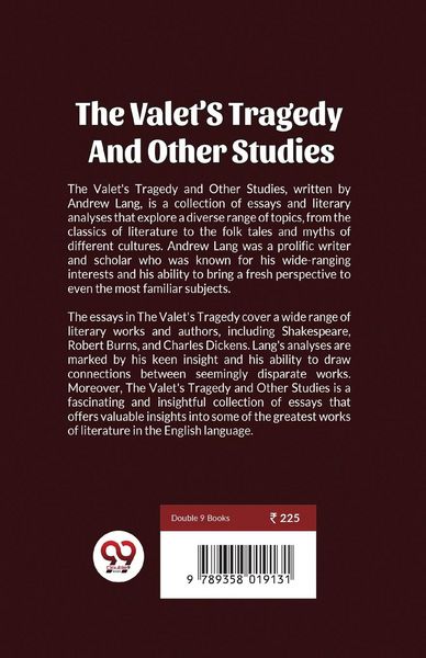 Produktbild: The Valet'S Tragedy And Other Studies