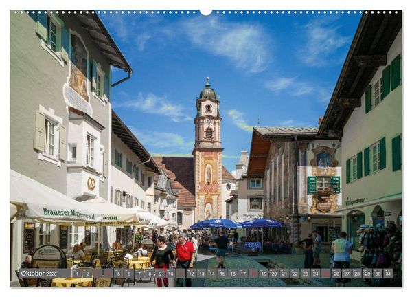 Produktbild: Rund um Bayern (Wandkalender 2026 DIN A2 quer), CALVENDO Monatskalender