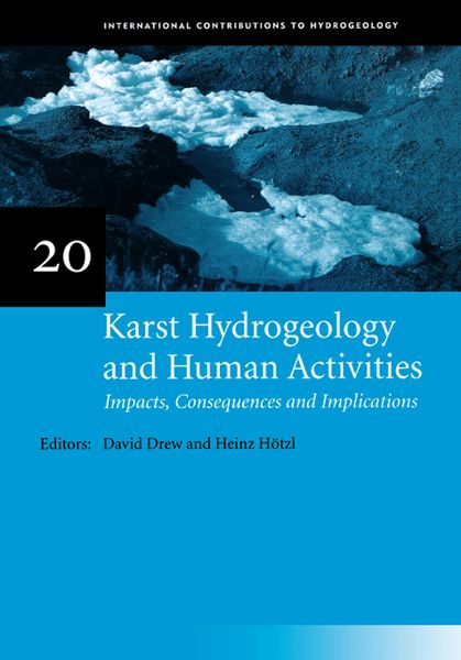 Produktbild: Karst Hydrogeology and Human Activities: Impacts, Consequences and Implications