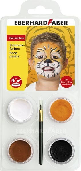 Produktbild: EBERHARD FABER Schminkfarbenset, Tiger