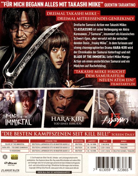 Produktbild: Takashi Miike - Box [3 BRs]