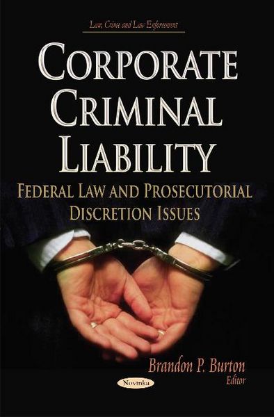 Produktbild: Burton, B: Corporate Criminal Liability