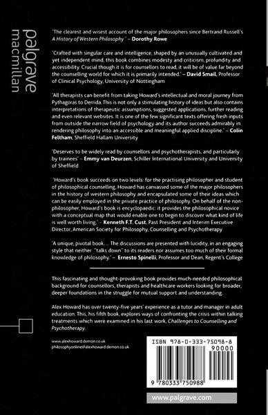 Produktbild: Philosophy for Counselling and Psychotherapy
