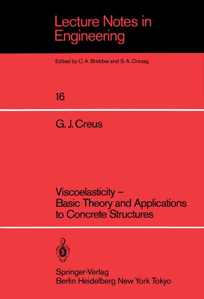 Produktbild: Viscoelasticity &mdash; Basic Theory and Applications to Concrete Structures