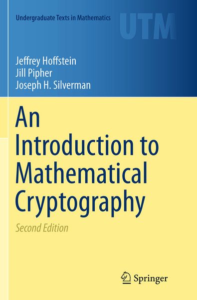 Produktbild: An Introduction to Mathematical Cryptography