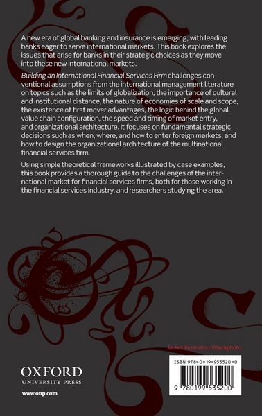 Produktbild: Building an International Financial Services Firm