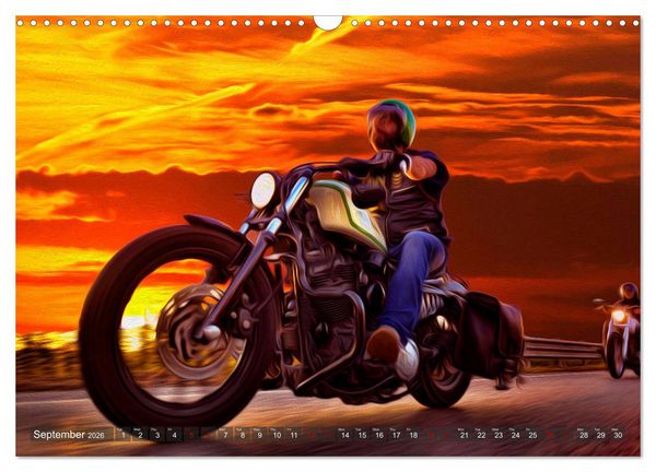 Produktbild: Images of Harley Davidson (Wall Calendar 2026 DIN A3 landscape), CALVENDO 12 Month Wall Calendar