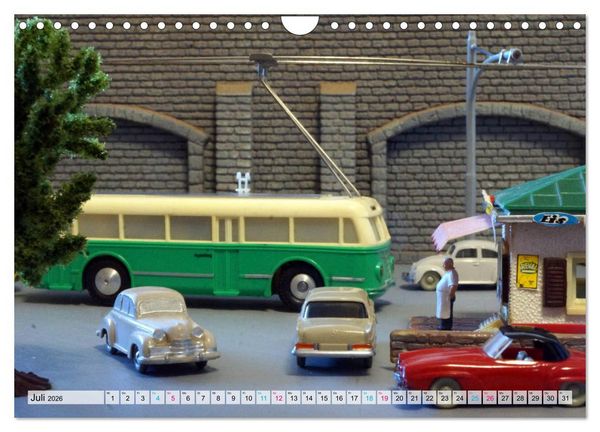 Produktbild: Trolley-Bus H0 (Wandkalender 2026 DIN A4 quer), CALVENDO Monatskalender