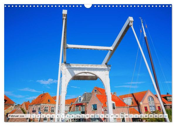 Produktbild: Enkhuizen - historische Hafenstadt am Ijsselmeer (Wandkalender 2026 DIN A3 quer), CALVENDO Monatskalender