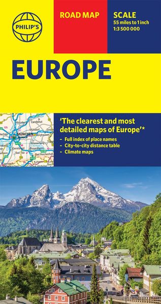 Produktbild: Philip'S Maps: Philip's Europe Road Map