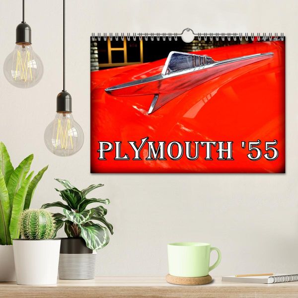 Produktbild: PLYMOUTH '55 (Wandkalender 2026 DIN A4 quer), CALVENDO Monatskalender