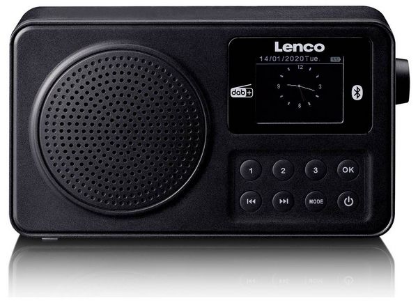 Produktbild: Lenco PDR-033BK Kofferradio DAB+, FM Schwarz
