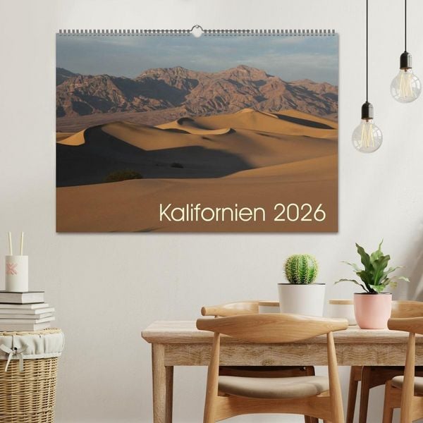 Produktbild: Kalifornien 2026 (Wandkalender 2026 DIN A2 quer), CALVENDO Monatskalender