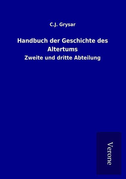 Produktbild: Handbuch der Geschichte des Altertums