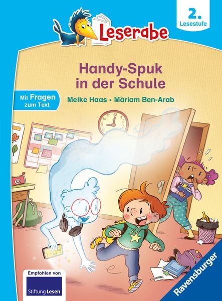 Leserabe 2. Lesestufe - Handy-Spuk in der Schule, Gebundene Ausgabe von Meike Haas, Ravensburger Verlag GmbH, 978-3-473-46442-5