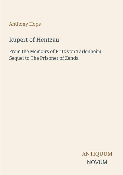 Produktbild: Rupert of Hentzau