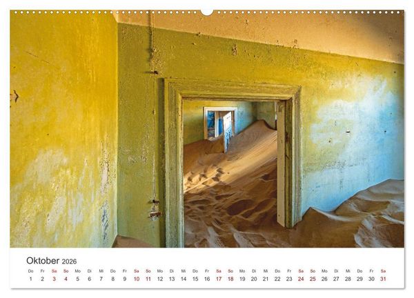 Produktbild: Kolmannskuppe Die Geisterstadt in der Sandw&uuml;ste (hochwertiger Premium Wandkalender 2026 DIN A2 quer), Kunstdruck in Hochglanz